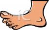 Foot Clip Art Image