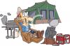 Camping Clip Art Image
