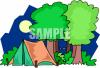 Camping Clip Art Image