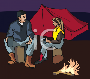 Camping Clip Art Image