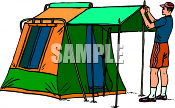 Camping Clip Art Image