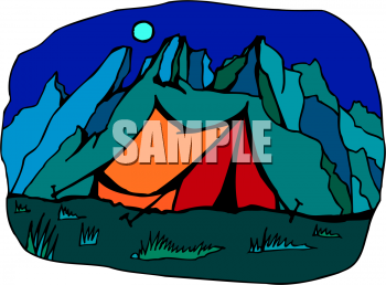 Camping Clip Art Image