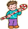 Candy Cane Clip Art Image