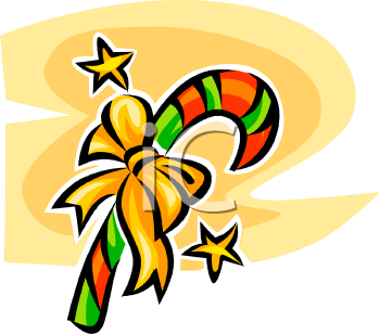 Candy Cane Clip Art Image