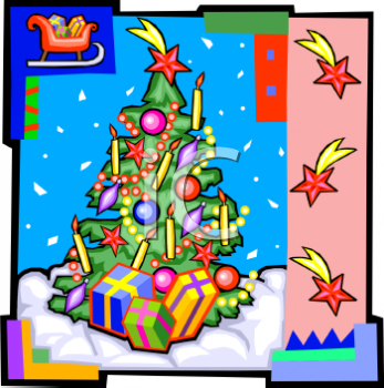 Christmas Tree Clip Art Image