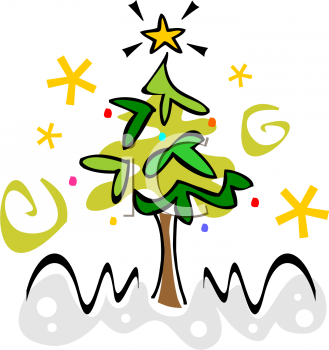 Christmas Tree Clip Art Image