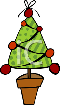 Christmas Tree Clip Art Image