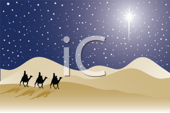 Nativity Scene Clip Art Image