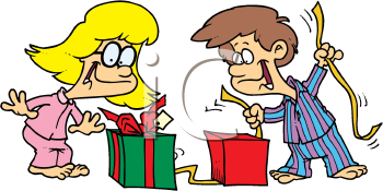 Presents Clip Art Image