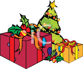 Presents Clip Art Image