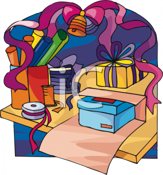 Presents Clip Art Image