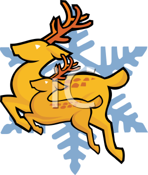 Reindeer Clip Art Image