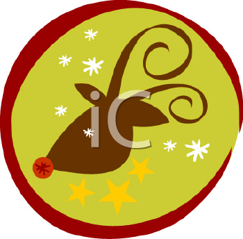 Reindeer Clip Art Image