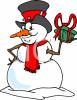 Snowman Clip Art Image