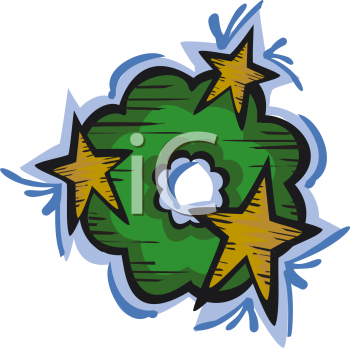 Christmas Wreath Clip Art Image