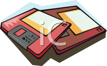 Computer Disk Clip Art Image