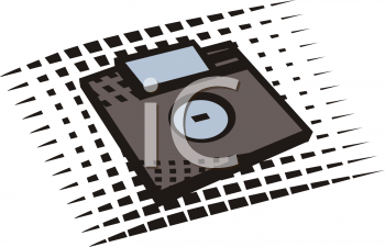 Computer Disk Clip Art Image