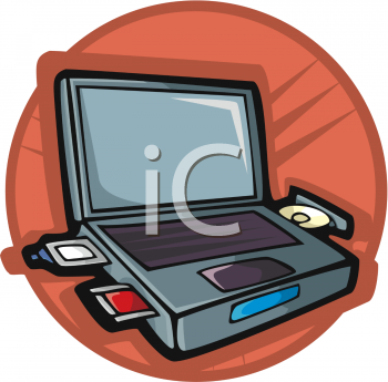 Laptop Clip Art Image