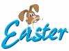Easter Rabbit Clip Art Image