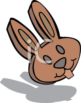 Easter Rabbit Clip Art Image