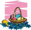 Easter Eggs Clip Art Image