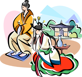 Ethnic People Clip Art Image