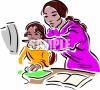 Ethnic People Clip Art Image
