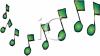 Music Notes Clip Art Image