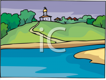 Landscape Clip Art Image