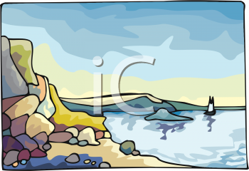 Landscape Clip Art Image