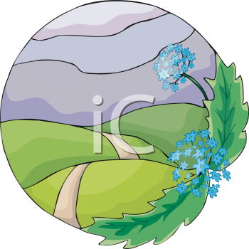 Landscape Clip Art Image