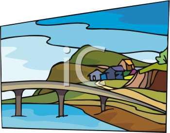 Landscape Clip Art Image
