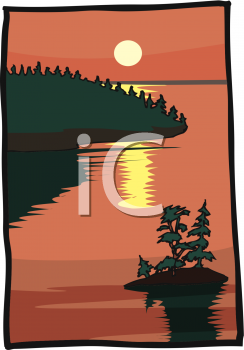 Landscape Clip Art Image
