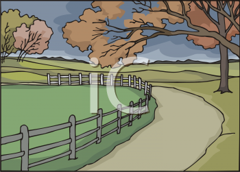 Landscape Clip Art Image