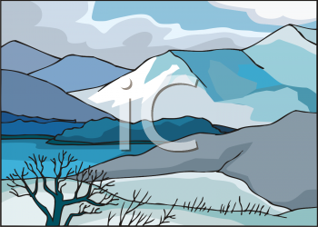 Landscape Clip Art Image