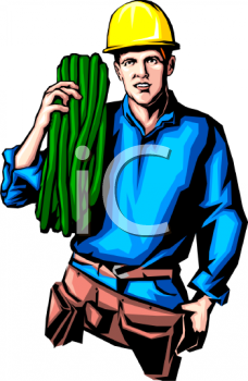 Electrician Clip Art Image