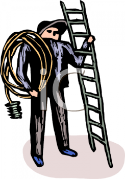 Electrician Clip Art Image