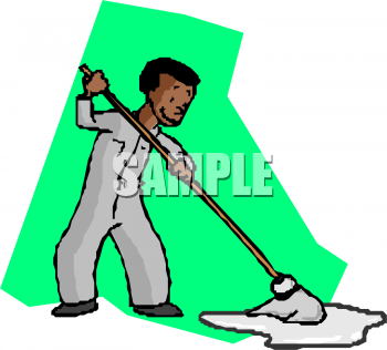Janitor Clip Art Image