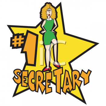 Secretary Clip Art Image