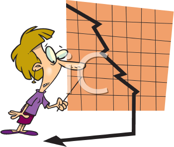Recession Clip Art Image
