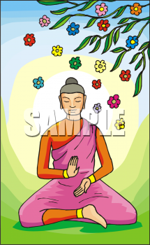 Buddhism Clip Art Image