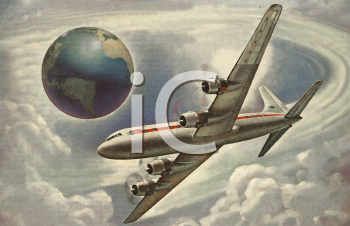 Airplane Clip Art Image