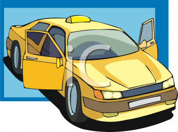 Taxi Clip Art Image