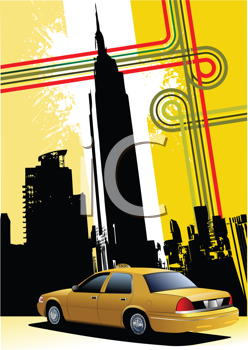 Taxi Clip Art Image