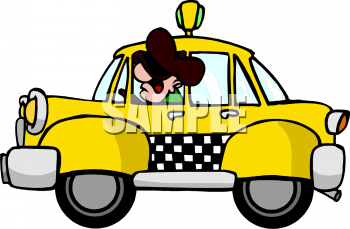 Taxi Clip Art Image
