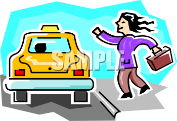 Taxi Clip Art Image